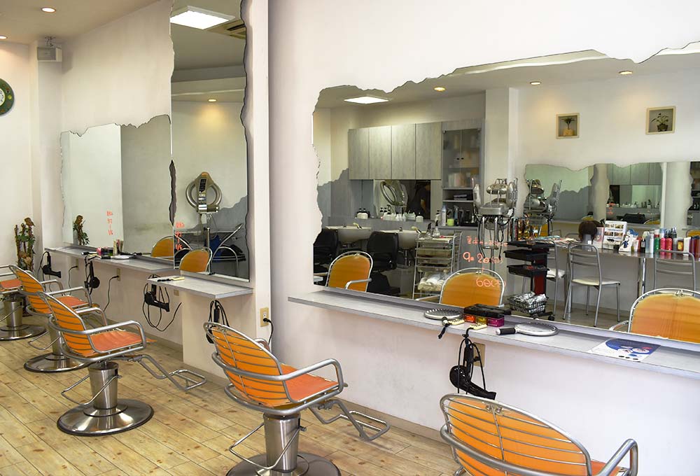 河内長野市美容室、くれはの店内写真